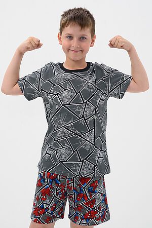 Пижама с шортами Сверхчеловек детская короткий рукав с шортами НАТАЛИ #1029532