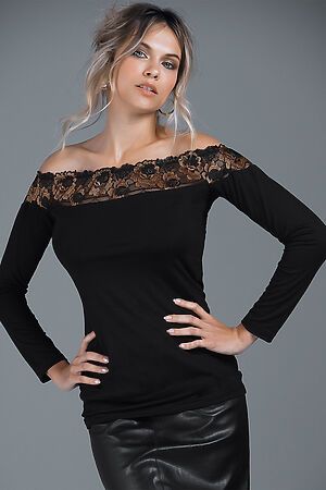 Блуза JADEA (Черный) 4841 MAGLIA nero #103422