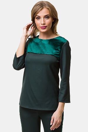 Блуза VEMINA (Темно-зеленый) 06.5196/347 #103906