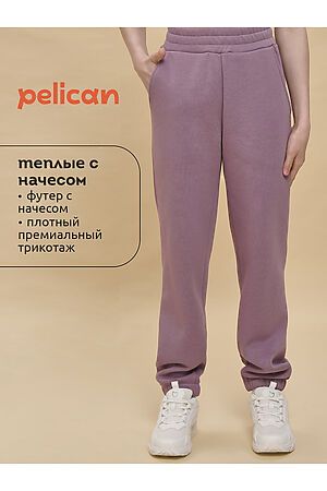 Брюки PELICAN, сиреневый UFPQ4323 #1062449 купить с доставкой в интернет-магазине OptMoyo.ru