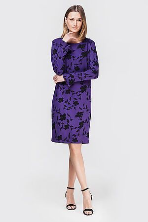 Платье VILATTE (Фиолетовый-черный) D22.410 #115415