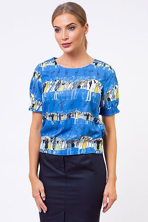Блуза TUTACHI (Синий) A431.2 #125168