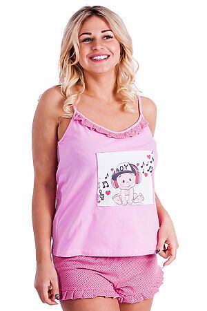 Пижама Старые бренды (Розовый с крапинкой) Д 83 #127550