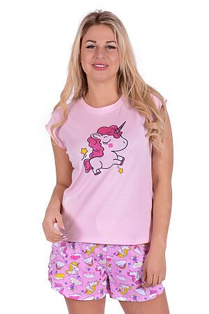 Пижама Старые бренды (Единорог на розовом) ЖП 012 #127842