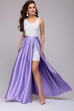 Платье 1001 DRESS (Белый/Фиолетовый) DM01180WH #128938