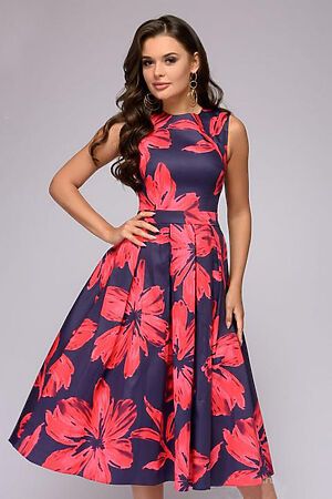 Платье 1001 DRESS (Синий (цветочный принт)) DM00405RD #129077
