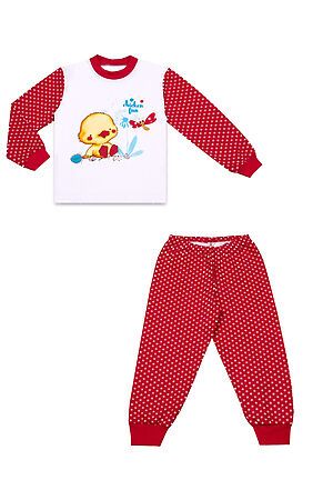 Пижама АПРЕЛЬ (Белый/красный) #129284