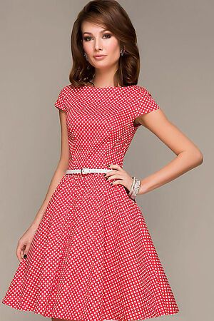 Платье 1001 DRESS (Красный (принт горох)) DM00549RD #130327