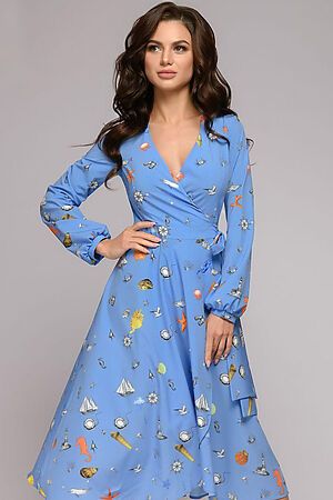 Платье 1001 DRESS (Голубой (принт)) DM01141PT #130350