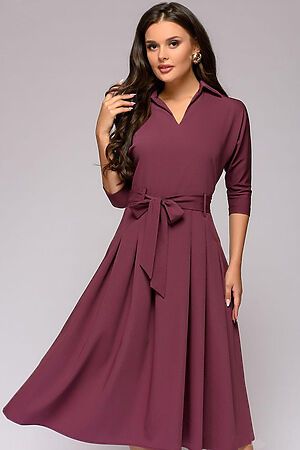 Платье 1001 DRESS (Цвет сливового вина) DM01338PM #131046