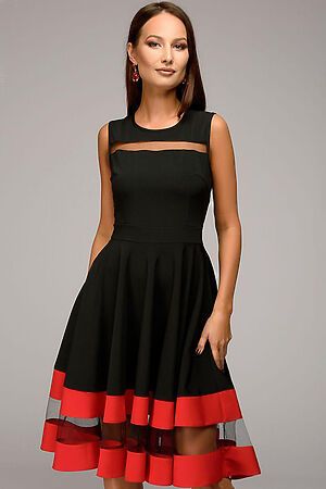 Платье 1001 DRESS (Черный/Красный) DM00843BK #131192
