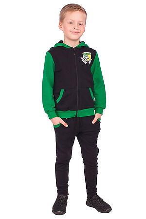 Куртка АПРЕЛЬ (Черный/зеленый) #133297