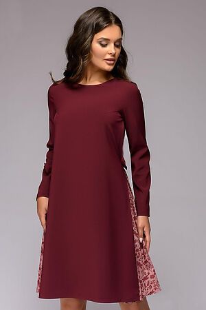 Платье 1001 DRESS (Бордовый) DM01382BO #133643