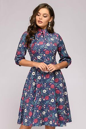 Платье 1001 DRESS (Синий (цветочный принт)) DM01508BL #133750