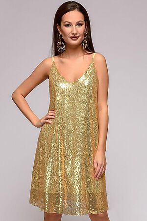 Платье 1001 DRESS (Золотой) DM00878GL #136778
