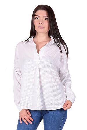 Блуза Старые бренды (Крапинка на белом) Ф 257 #138001
