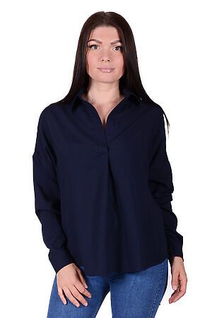 Блуза Старые бренды (Темно-синий) Ф 257 #138002