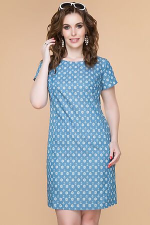 Платье BELLUCHE (Голубой) Санторини (оушен) #141463