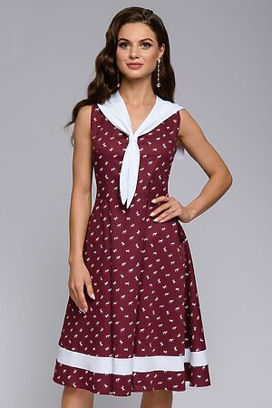 Платье 1001 DRESS (Бордовый) DM01608BO #142172