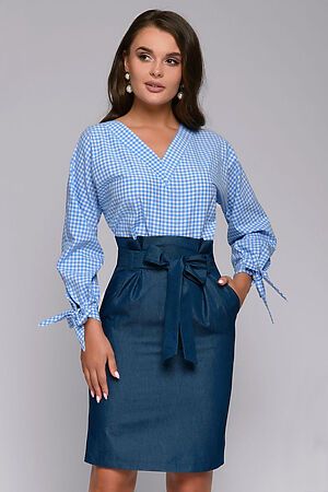 Блуза 1001 DRESS (Голубой) DM01668BL #142212