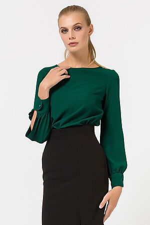 Блуза REMIX (Темно-зеленый) 6681/4 #142611