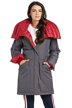 Пальто DIMMA (Т.серый (бруснич)) 2025 #144828