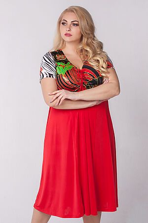 Платье SPARADA (Красный/красные цветы) платье_шэр_02крцвкр #145286