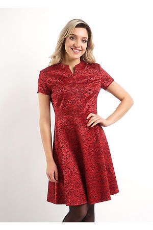 Платье CLEVER (Красный/чёрный) 171715т4огф #154159