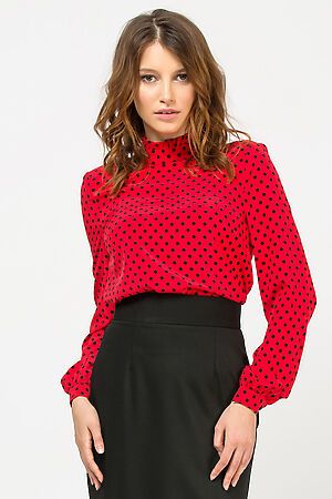 Блуза REMIX (Красный/крупный горох) 6676/1 #154637