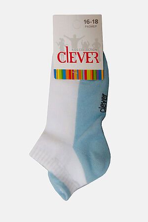 Носки CLEVER (Белый/св.голубой) С185 #156897