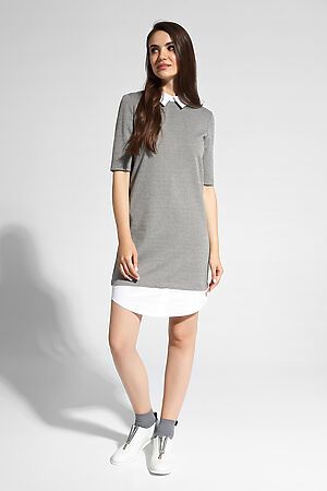 Платье CONTE ELEGANT (grey-white) LPL 1052 grey-white #160337