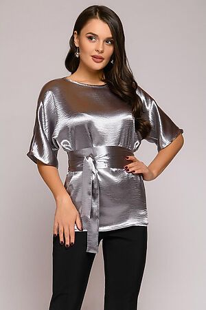 Блуза 1001 DRESS (Серебряный) DM01753SR #166293