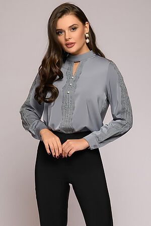 Блуза 1001 DRESS (Серый) 0112007-30023GY #169042