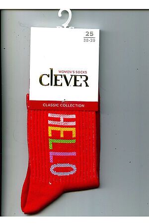 Носки CLEVER (Красный) Д340 #170831