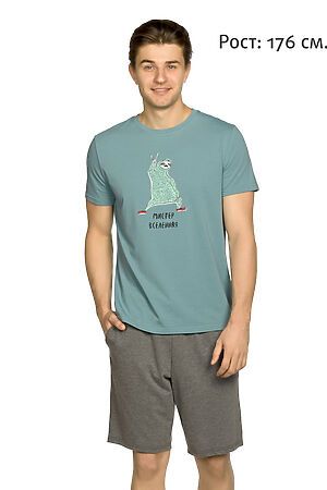 Комплект (футболка+шорты) PELICAN (Морская волна) MFATH6796 #172619