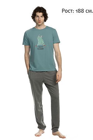 Комплект (футболка+брюки) PELICAN (Морская волна) TFATP6796 #172728