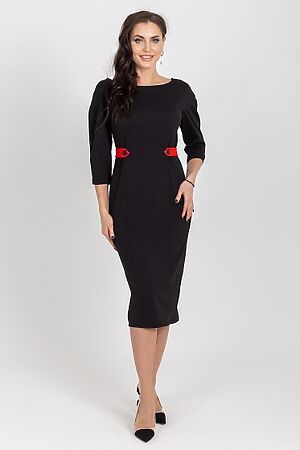 Платье LADY TAIGA (Черный / красный) П1204-11 #173232