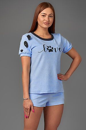 Пижама Старые бренды (Голубой) ЖК 012 #173401