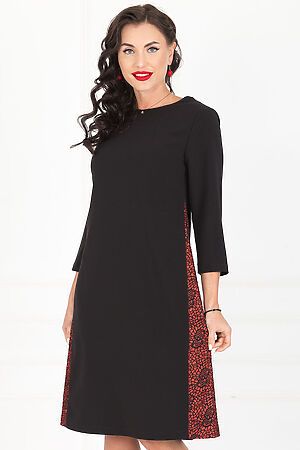 Платье LADY TAIGA (Черный, красный) П1049-13 #173704
