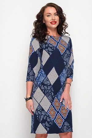 Платье LADY TAIGA (Мультиколор, синий) П632-14 #174287