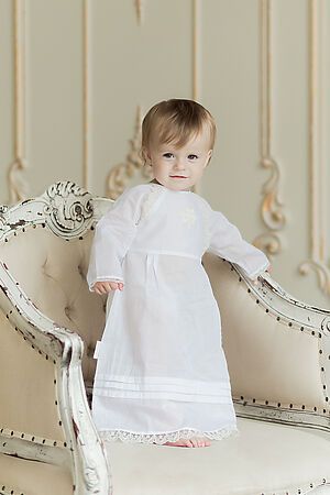 Рубашка крестильная LUCKY CHILD (Белый) К1-6м #177175