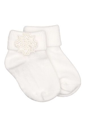 Носочки крестильные LUCKY CHILD (Белый) К1-Н1 #177185