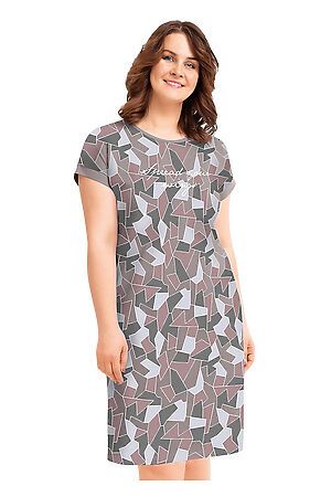 Платье CLEVER (Серый/т.розовый) LDR19-038у #183585