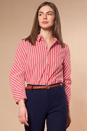 Блуза VILATTE (Красный-белый) D29.657 #185021
