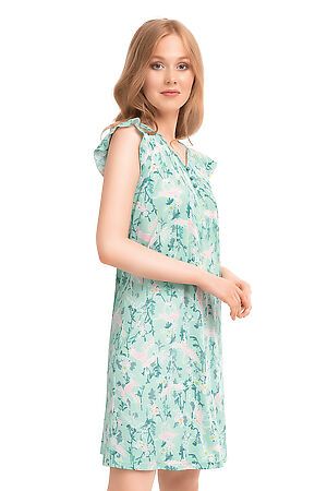 Платье CLEVER (Св.зелёный/персиковый) LDR20-826 #190360