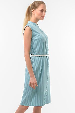 Платье REMIX (Мятный, белые полоски) 7790/1 #191877