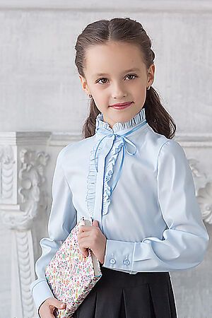 Блуза ALOLIKA (Кайли голубой) БЛ-1703-2 #198471