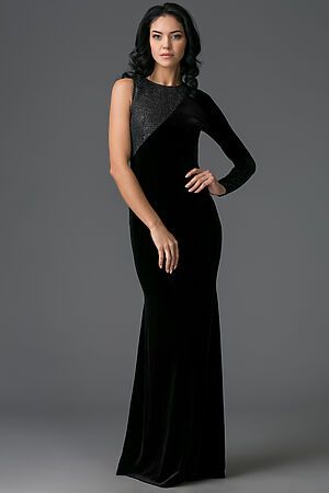 Платье MERSADA (Черный, антрацитово-серый) 105852 #203121