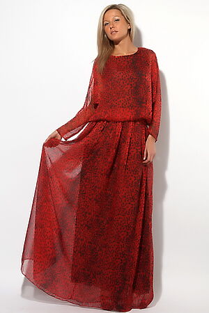 Платье MERSADA (Темно-красный, черный) 93186 #203590