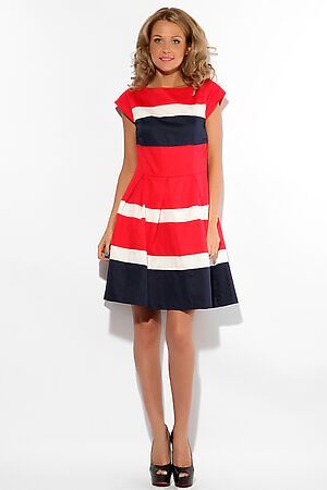 Платье MERSADA (Темно-синий, красный, белый) 77551 #203594